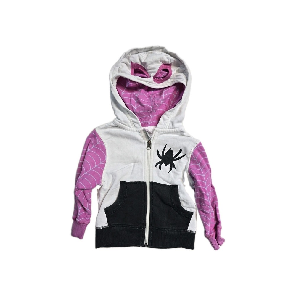 Hanna Andersson x Marvel Sweatshirt Girls 3T Ghost Spider Zip Hoodie Costume